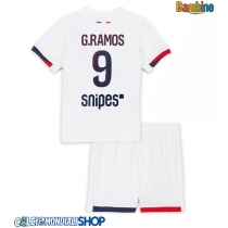 Maglie da calcio Paris Saint-Germain Goncalo Ramos #9 Seconda Maglia Bambino 2025-26 Manica Corta + Pantaloni corti)